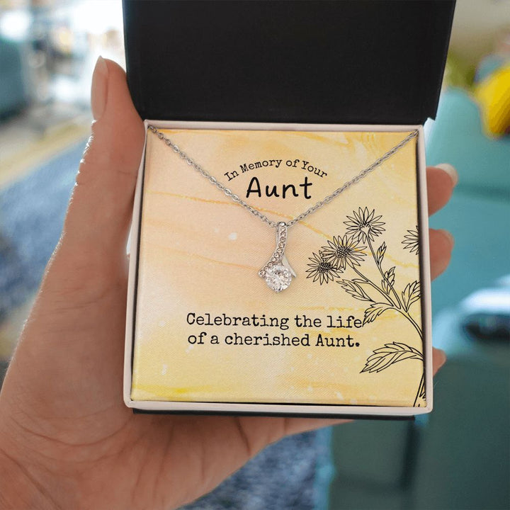 In Memory of Your Aunt | Celebrating the life of a cherished Aunt - Alluring Beauty Necklace