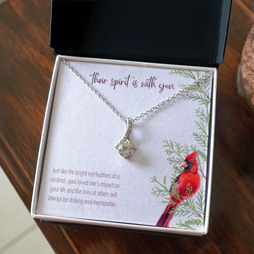 Their Spirit Is With You | Your loved one's impact on your life and the lives of others will always be striking and memorable - Alluring Beauty Necklace