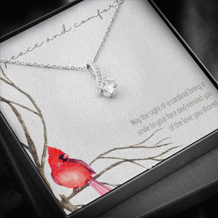 Peace and Comfort | May the sight of a cardinal bring a smile to your face - Alluring Beauty Necklace