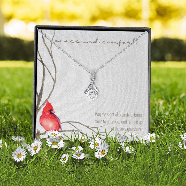 Peace and Comfort | May the sight of a cardinal bring a smile to your face - Alluring Beauty Necklace