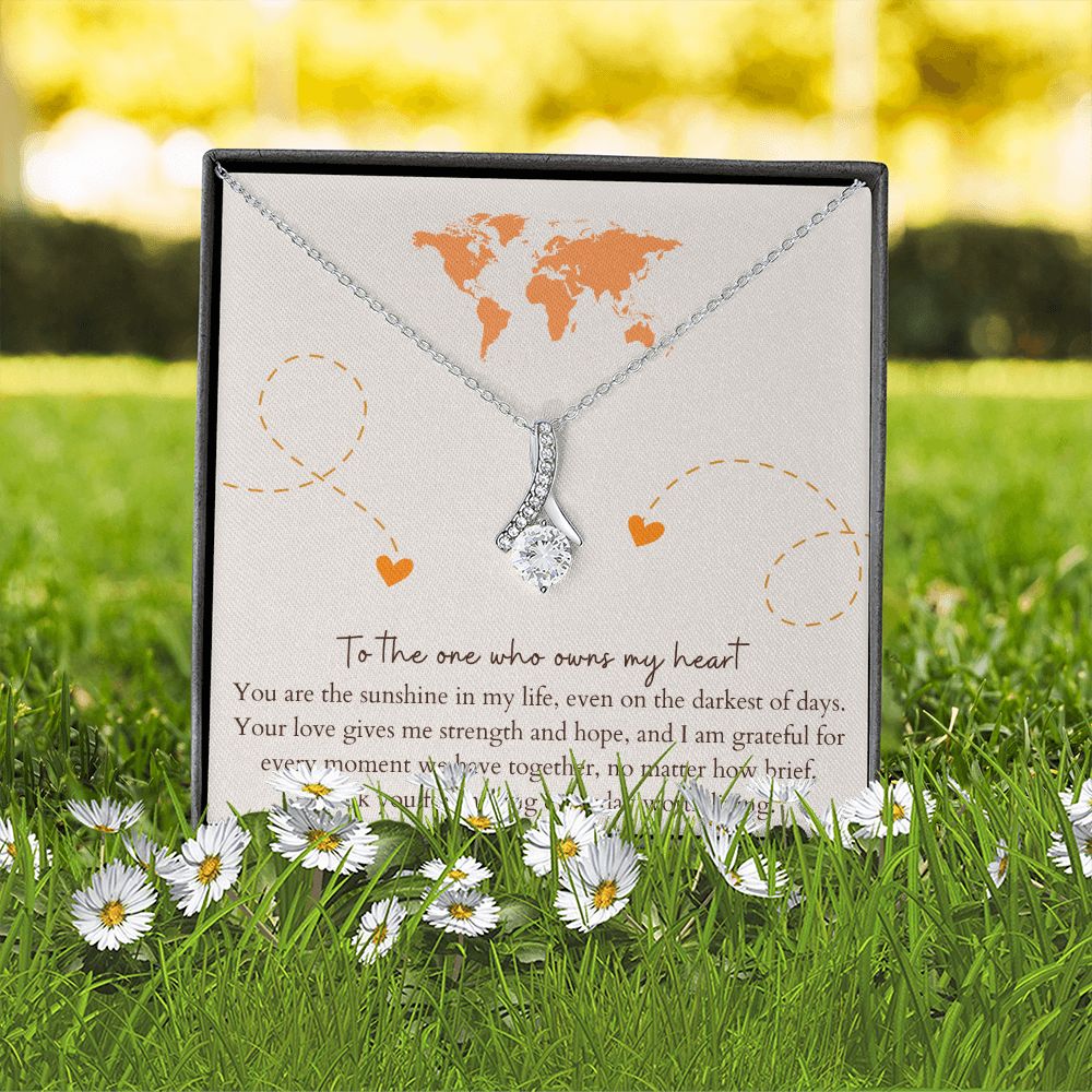 To the one who owns my Heart | You are the sunshine in my Life - Alluring Beauty Necklace