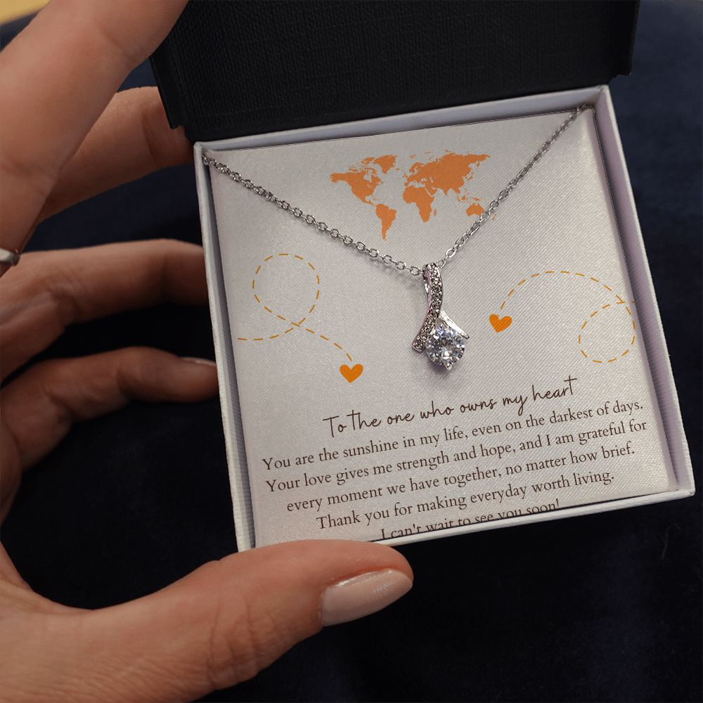 To the one who owns my Heart | You are the sunshine in my Life - Alluring Beauty Necklace