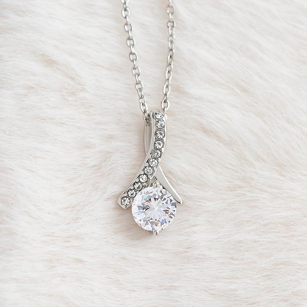 In Loving Memory Aunt | Like scattered seeds, memories bloom forever. - Alluring Beauty Necklace