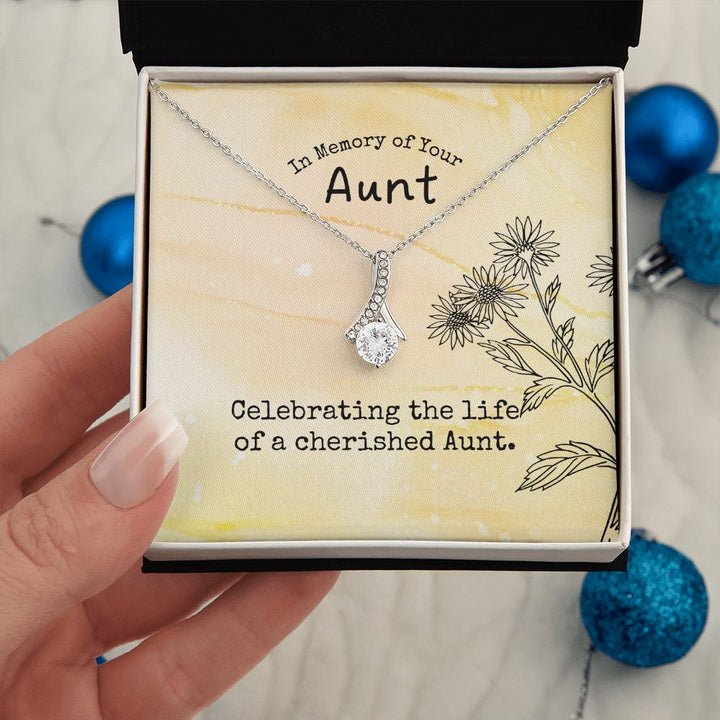 In Memory of Your Aunt | Celebrating the life of a cherished Aunt - Alluring Beauty Necklace