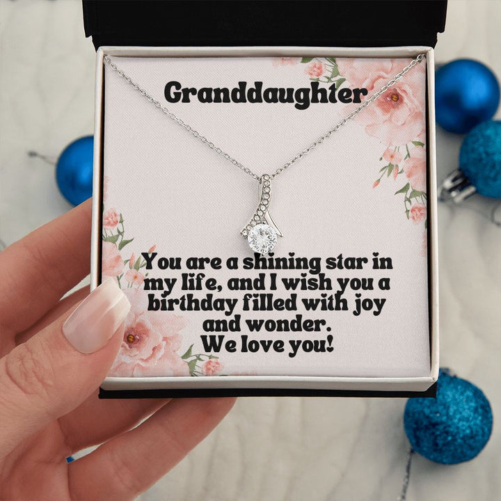 Granddaughter | You are a shining star in my life, and I wish you a birthday filled with joy and wonder - Alluring Beauty Necklace