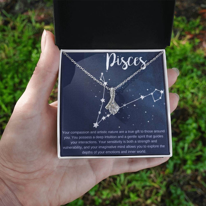 Pisces | Your compassion and artistic nature are a true gift to those around you - Alluring Beauty Necklace