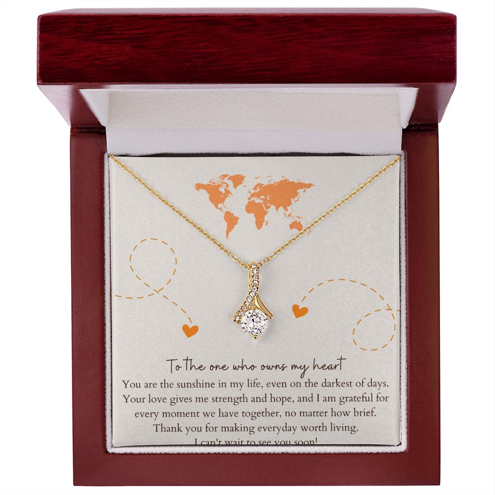 To the one who owns my Heart | You are the sunshine in my Life - Alluring Beauty Necklace