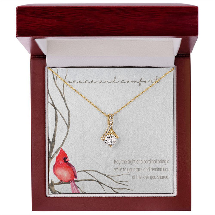 Peace and Comfort | May the sight of a cardinal bring a smile to your face - Alluring Beauty Necklace