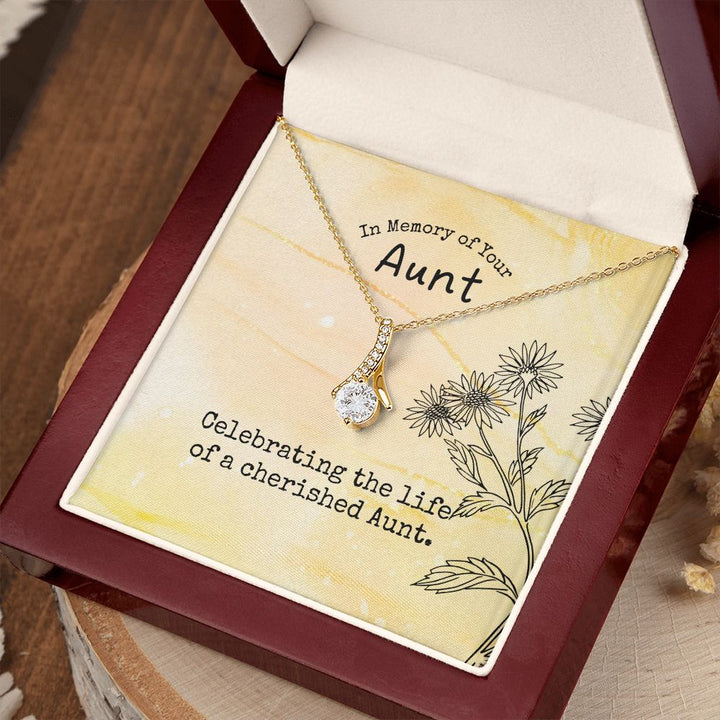 In Memory of Your Aunt | Celebrating the life of a cherished Aunt - Alluring Beauty Necklace