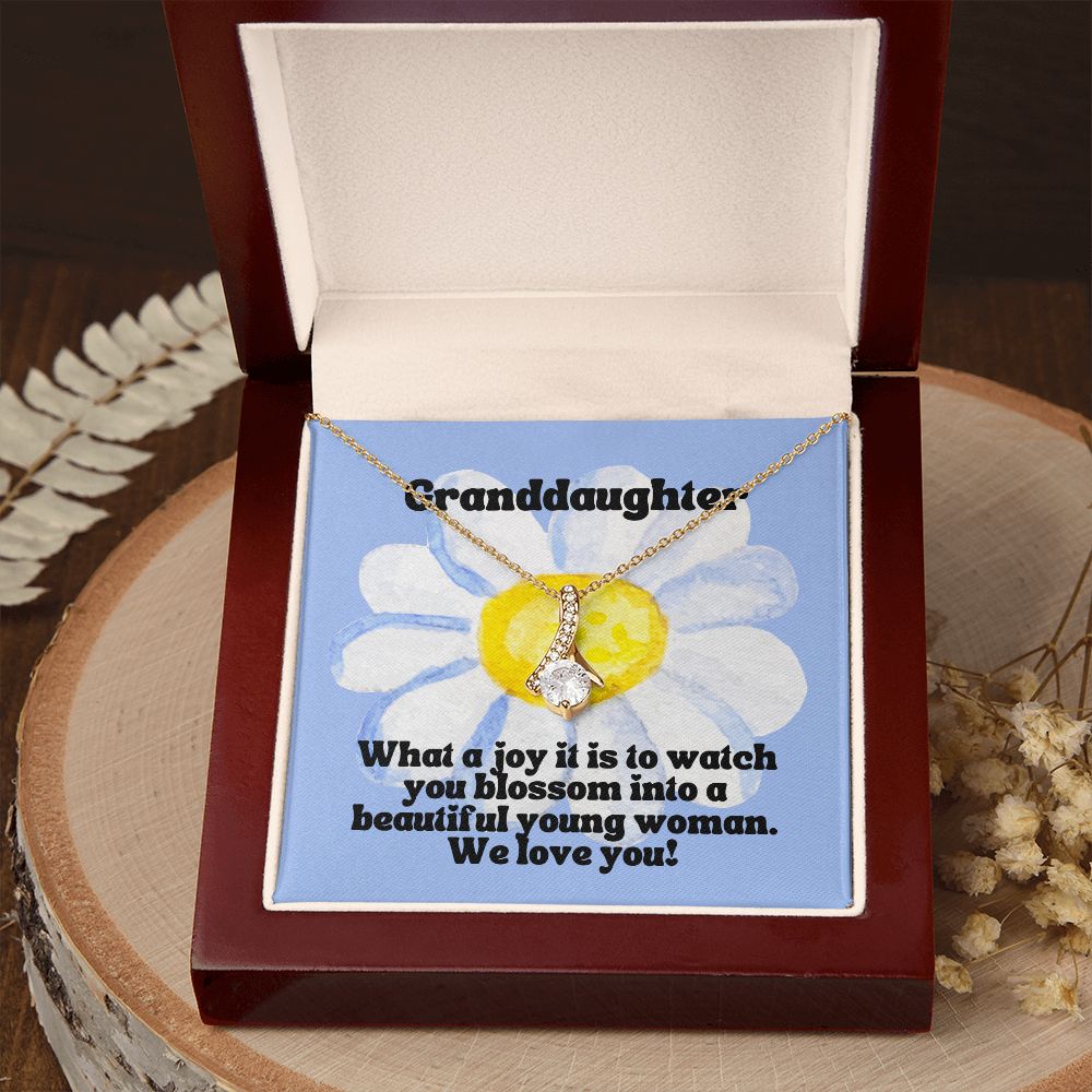 Granddaughter | What a joy it is to watch you blossom into young woman. We Love you! - Alluring Beauty Necklace