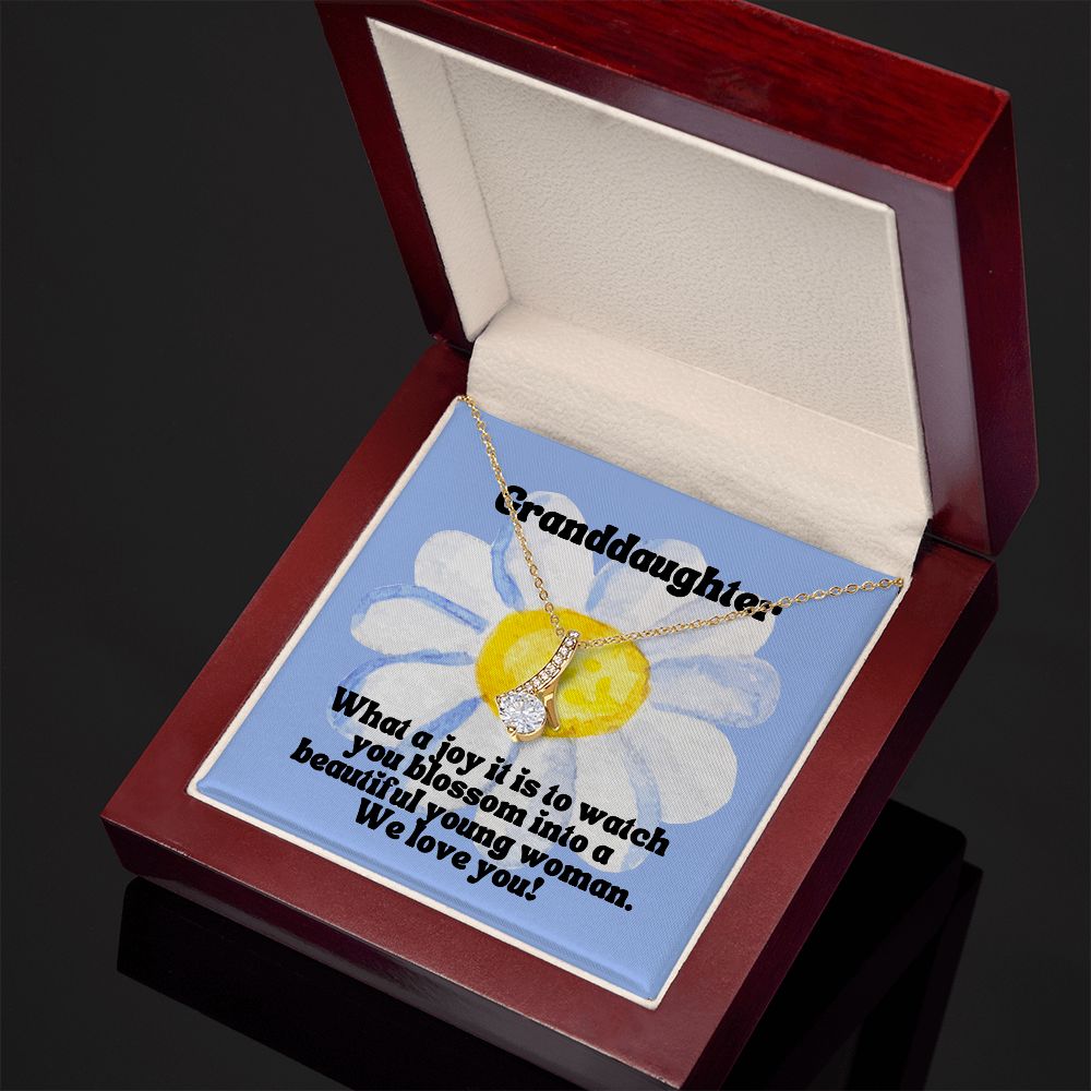 Granddaughter | What a joy it is to watch you blossom into young woman. We Love you! - Alluring Beauty Necklace