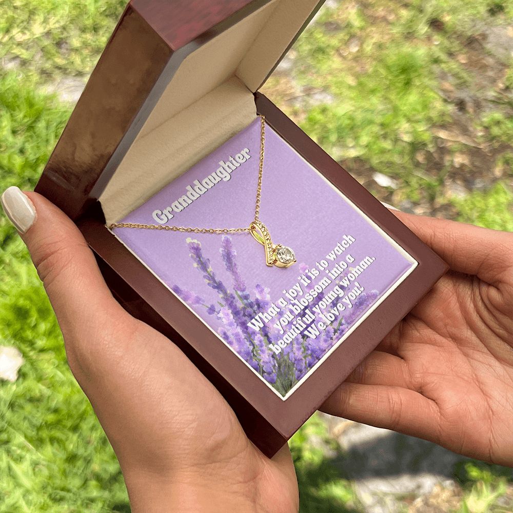 Granddaughter | What a joy it is to watch you blossom into a beautiful young woman. We Love You - Alluring Beauty Necklace