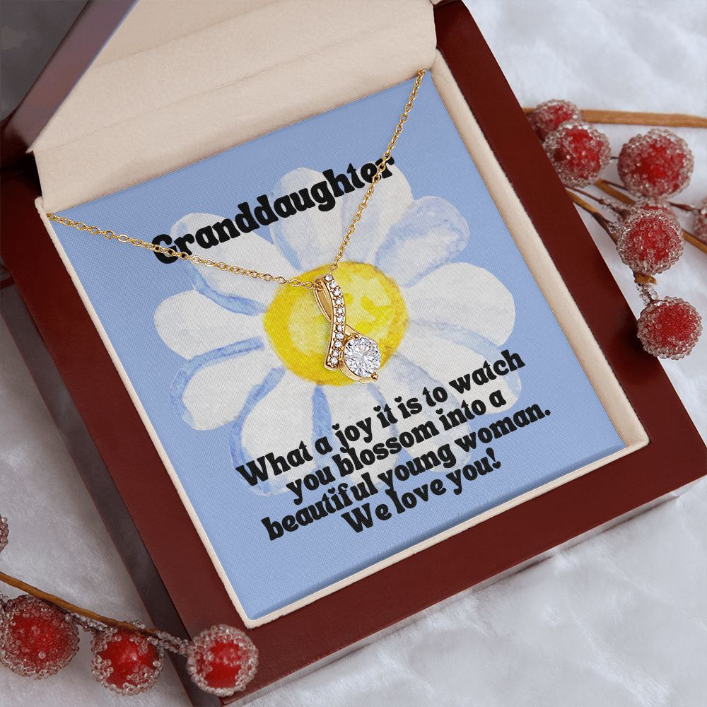 Granddaughter | What a joy it is to watch you blossom into young woman. We Love you! - Alluring Beauty Necklace