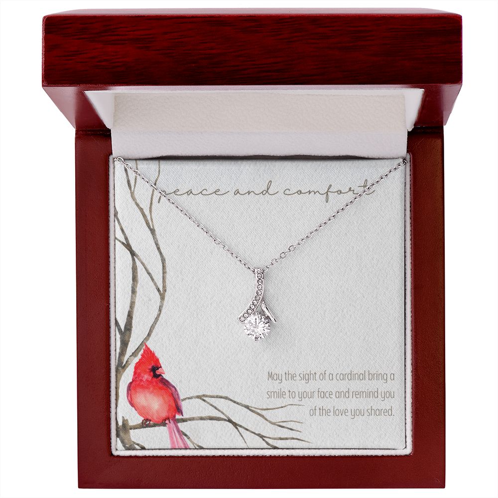 Peace and Comfort | May the sight of a cardinal bring a smile to your face - Alluring Beauty Necklace