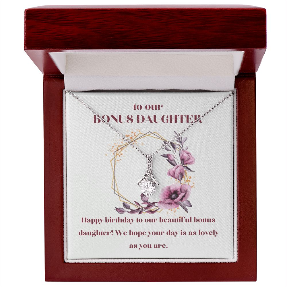 To our Bonus Daughter | Happy Birthday to our beautiful bonus daughter! We hope your day is as lovely as you are - Alluring Beauty Necklace