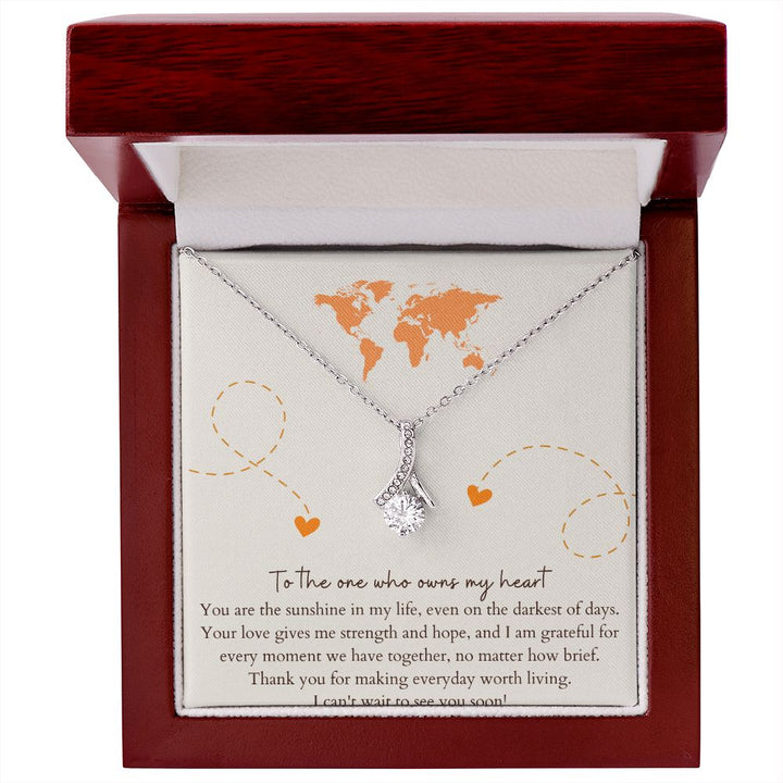 To the one who owns my Heart | You are the sunshine in my Life - Alluring Beauty Necklace