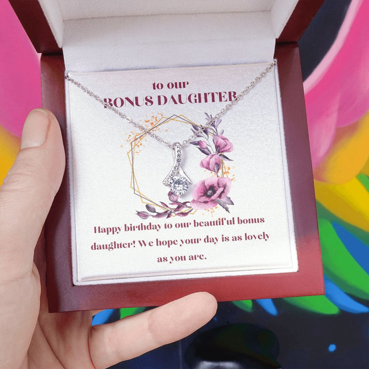 To our Bonus Daughter | Happy Birthday to our beautiful bonus daughter! We hope your day is as lovely as you are - Alluring Beauty Necklace