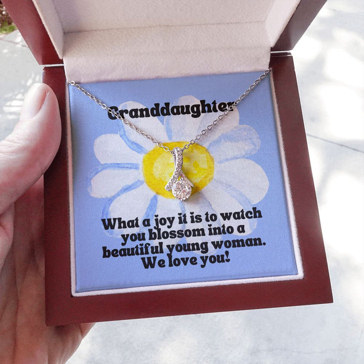 Granddaughter | What a joy it is to watch you blossom into young woman. We Love you! - Alluring Beauty Necklace