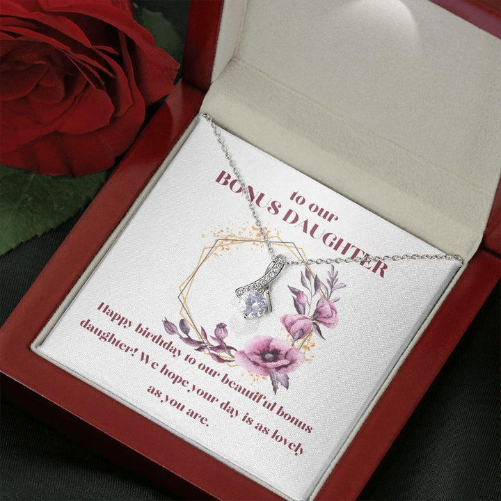 To our Bonus Daughter | Happy Birthday to our beautiful bonus daughter! We hope your day is as lovely as you are - Alluring Beauty Necklace