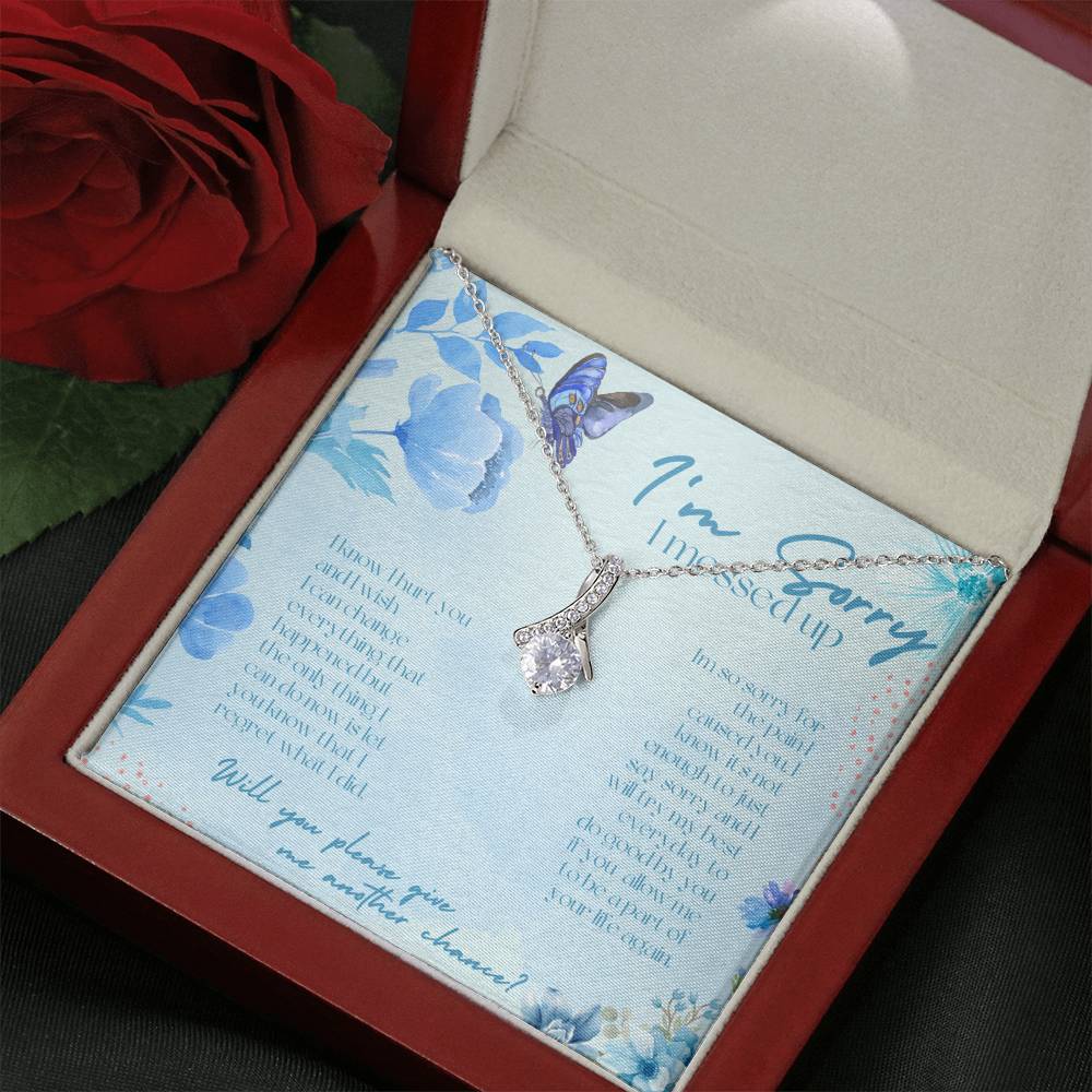 I'm sorry I messed up, will you please give me another chance? - Alluring Beauty Necklace