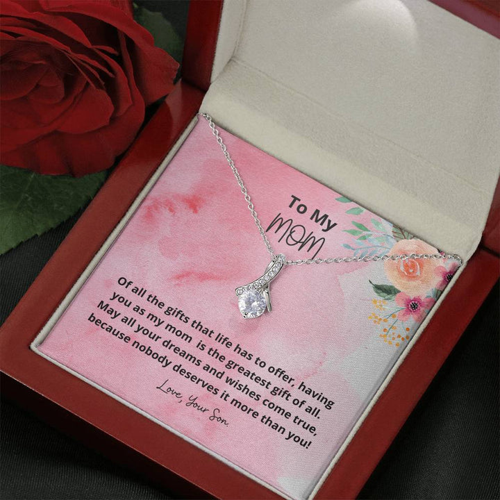 To My Mom | Having you as my mom is the greatest gift of all - Alluring Beauty Necklace