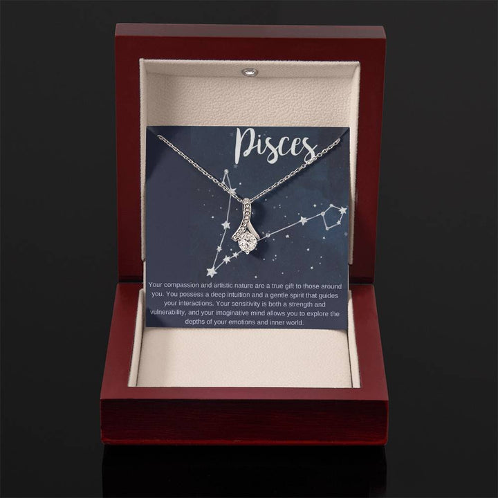 Pisces | Your compassion and artistic nature are a true gift to those around you - Alluring Beauty Necklace