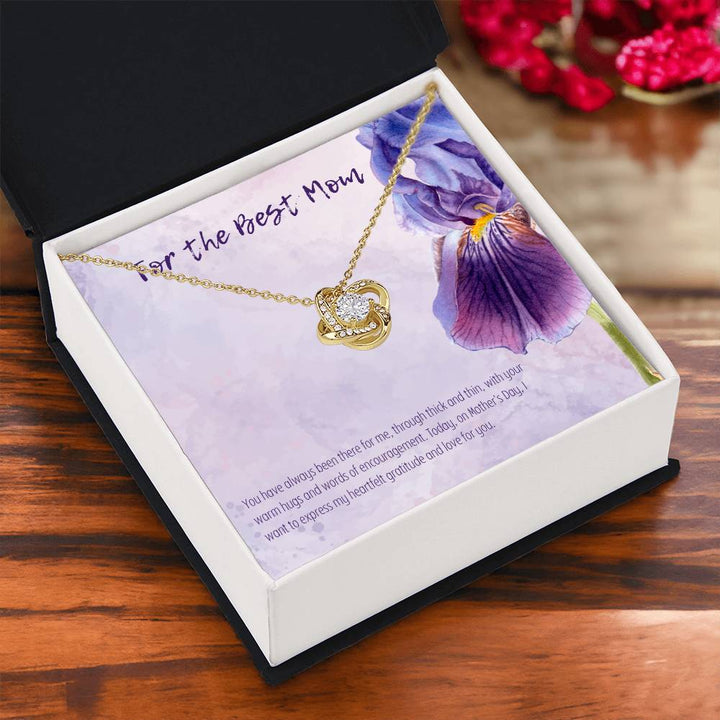 Happy Mother's Day | I want to express my heartfelt gratitude and love for you - Love Knot Necklace