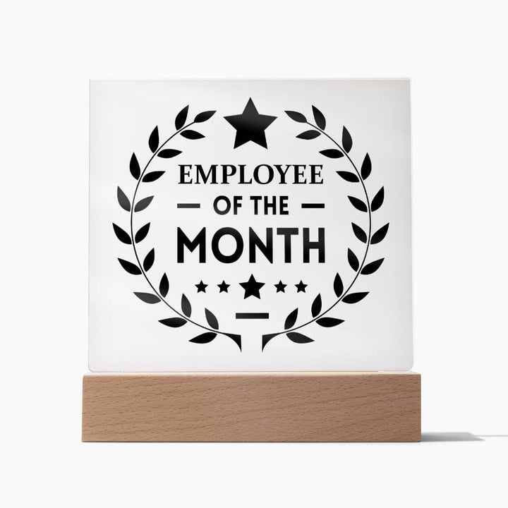 Employee of the Month - Square Acrylic Plaque