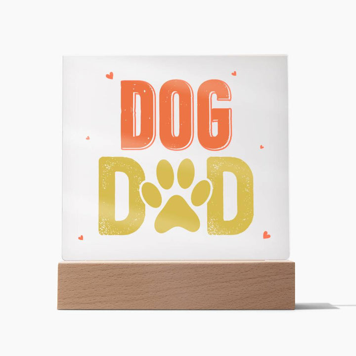 Dog Dad - Square Acrylic Plaque