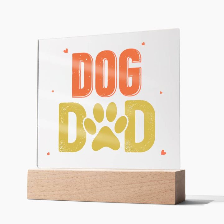 Dog Dad - Square Acrylic Plaque