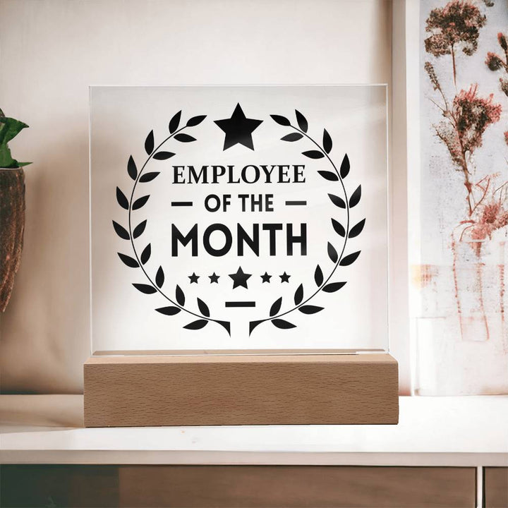 Employee of the Month - Square Acrylic Plaque