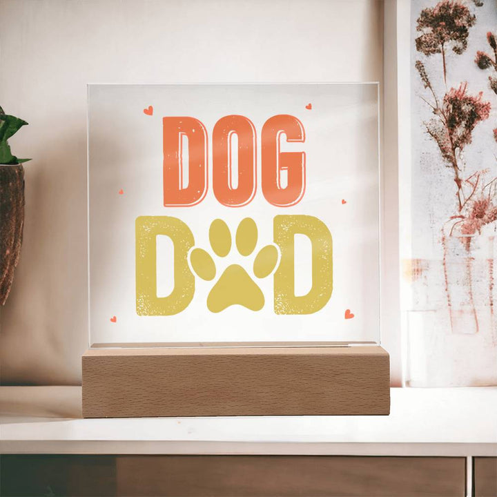 Dog Dad - Square Acrylic Plaque