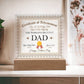 Happy Father's Day | The World's Greatest Dad - Square Acrylic Plaque