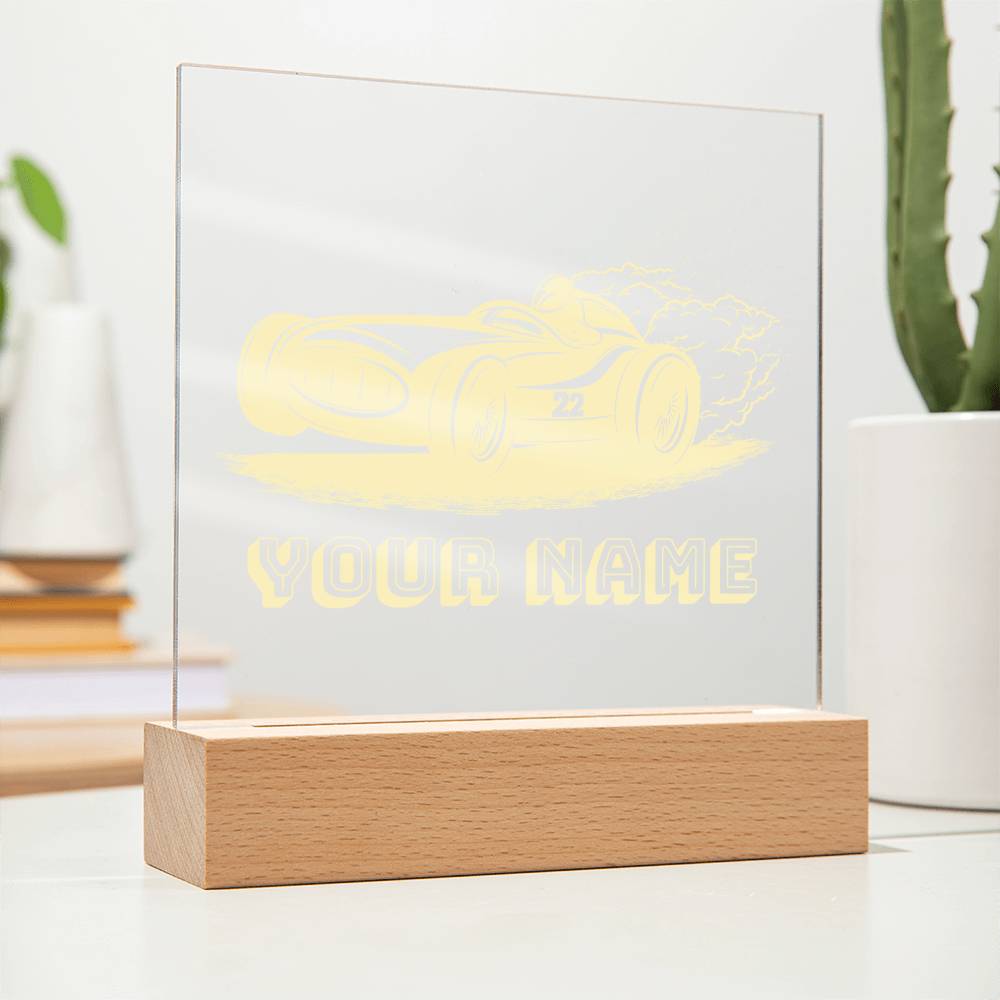 Kids | Your Name - Square Acrylic Plaque