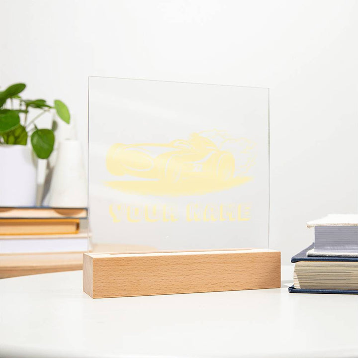 Kids | Your Name - Square Acrylic Plaque