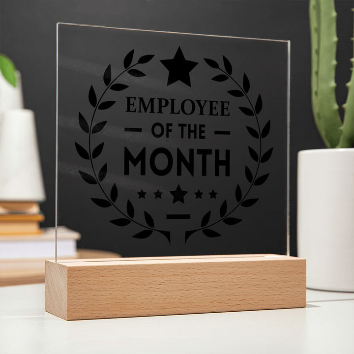 Employee of the Month - Square Acrylic Plaque