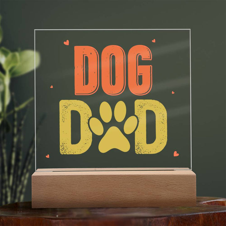 Dog Dad - Square Acrylic Plaque