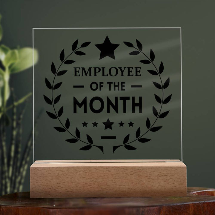 Employee of the Month - Square Acrylic Plaque