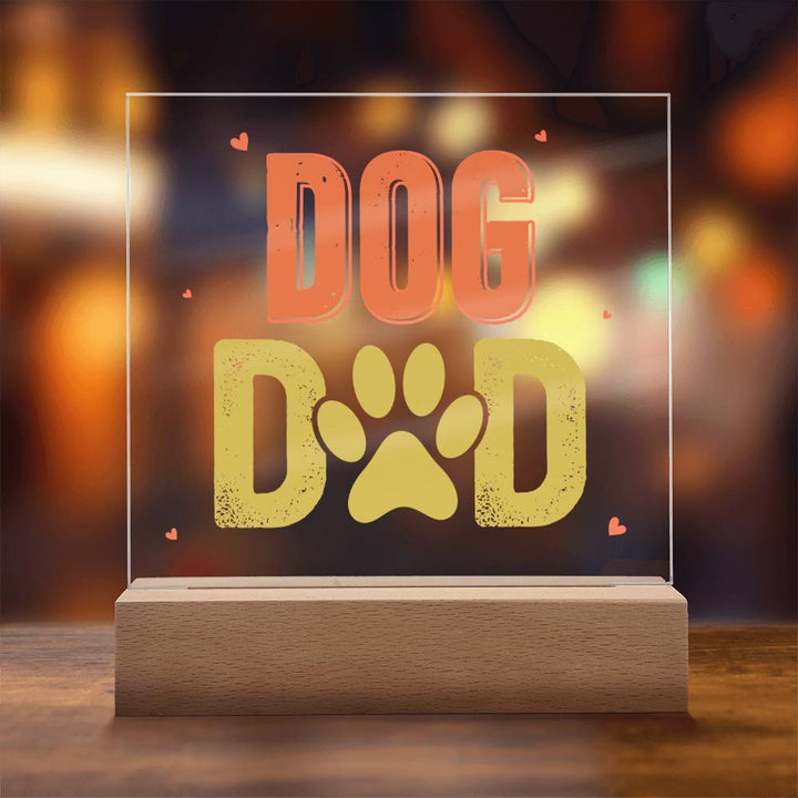 Dog Dad - Square Acrylic Plaque