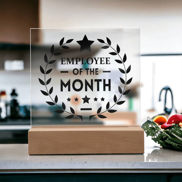 Employee of the Month - Square Acrylic Plaque