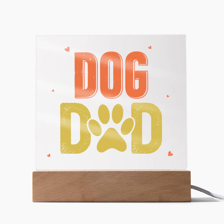 Dog Dad - Square Acrylic Plaque