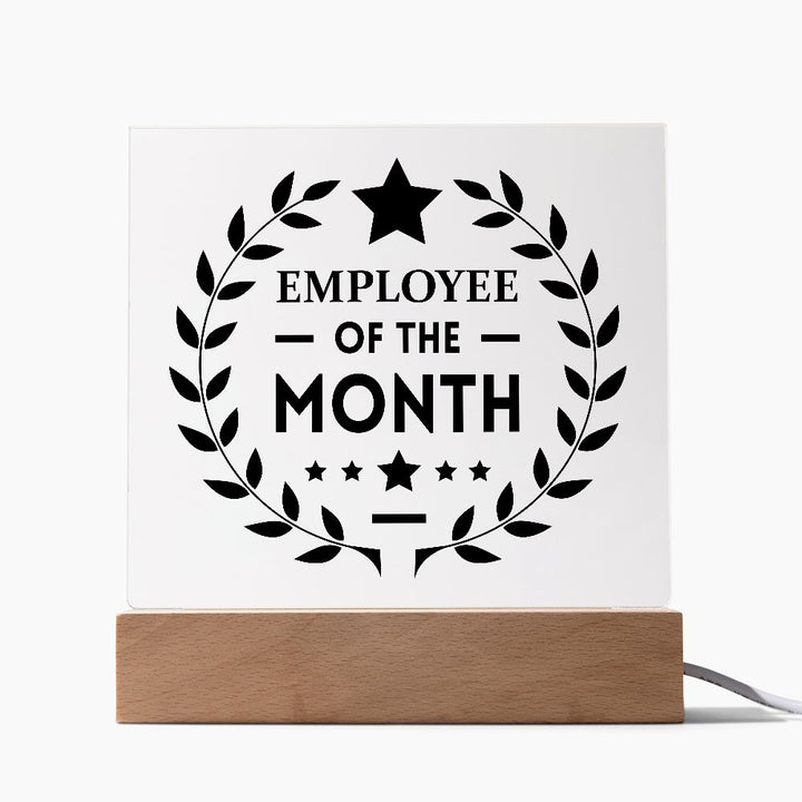 Employee of the Month - Square Acrylic Plaque