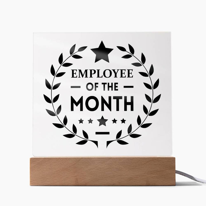 Employee of the Month - Square Acrylic Plaque