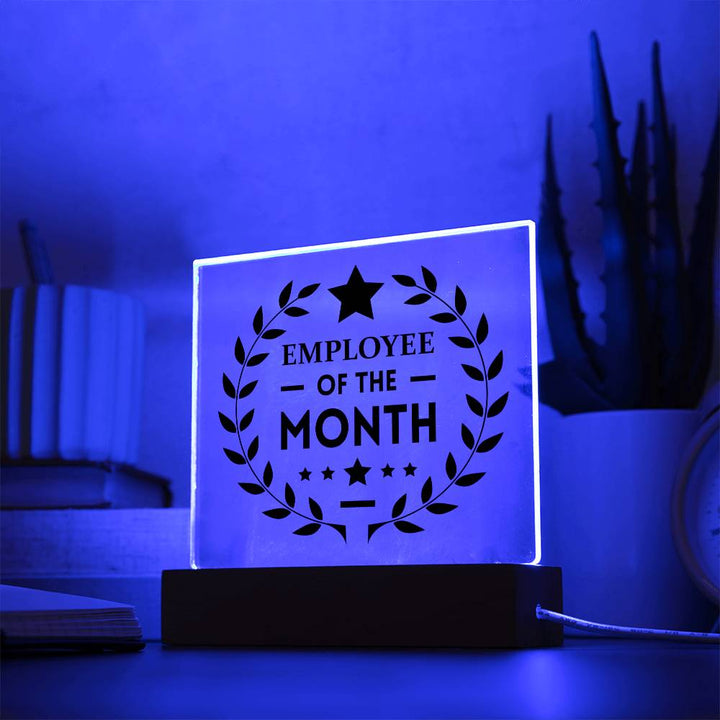 Employee of the Month - Square Acrylic Plaque