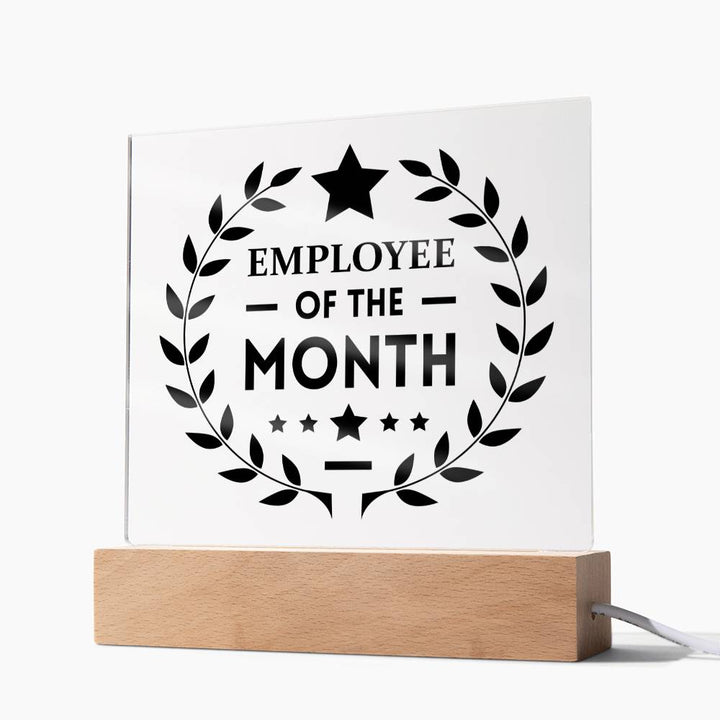 Employee of the Month - Square Acrylic Plaque