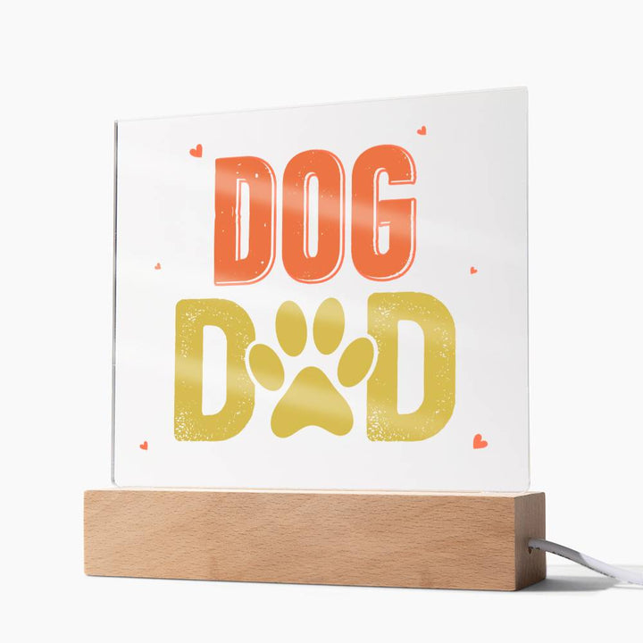 Dog Dad - Square Acrylic Plaque