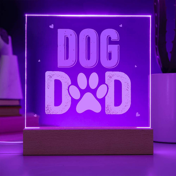 Dog Dad - Square Acrylic Plaque