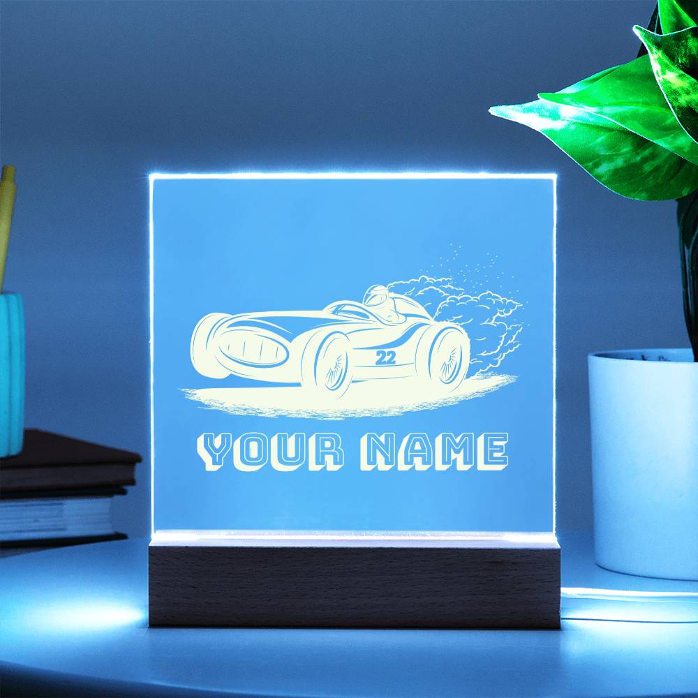 Kids | Your Name - Square Acrylic Plaque