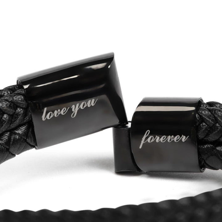 To My incredible Husband | Thank you for being the rock our family can always rely on - Love You Forever Bracelet