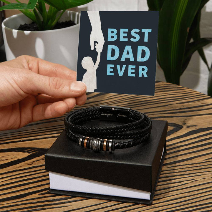 BEST DAD EVER - Love You Forever Bracelet